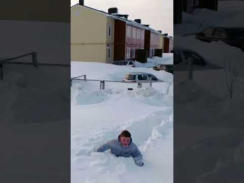 Где в России выпадает больше всего снега!