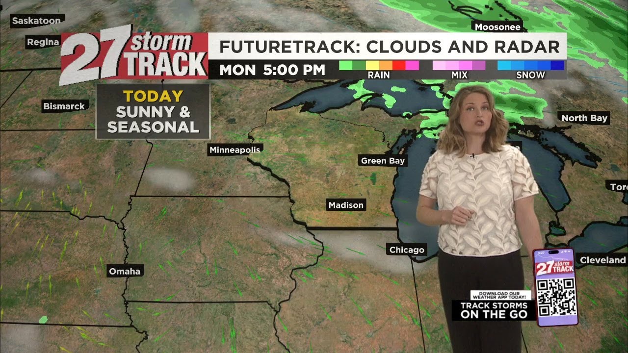 Clear, chilly morning with sunny skies ahead - YouTube