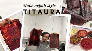 Nepali style titaura with berries and Apple by Chef Yogi / UK style titaura at my dayoff
