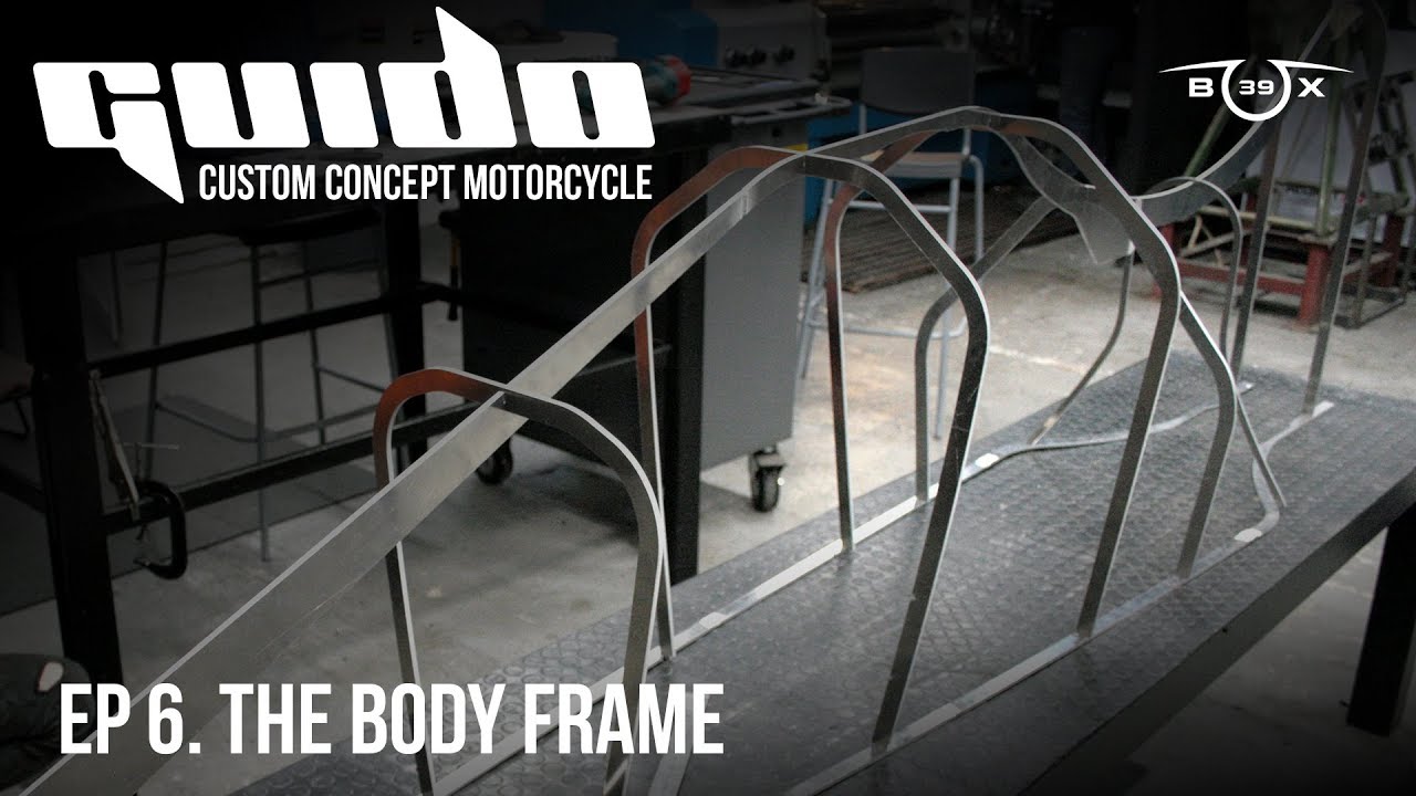 Концепт кастомайзинга будущего. Мотоцикл GUIDO. 06. Каркас корпуса.