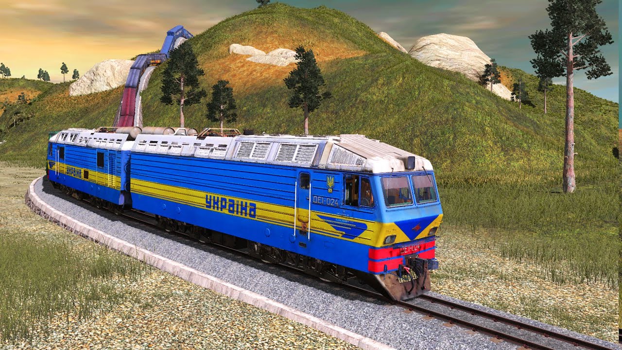 Train Journeys With Extreme Rails and Sloping Extreme Train Trainz ...