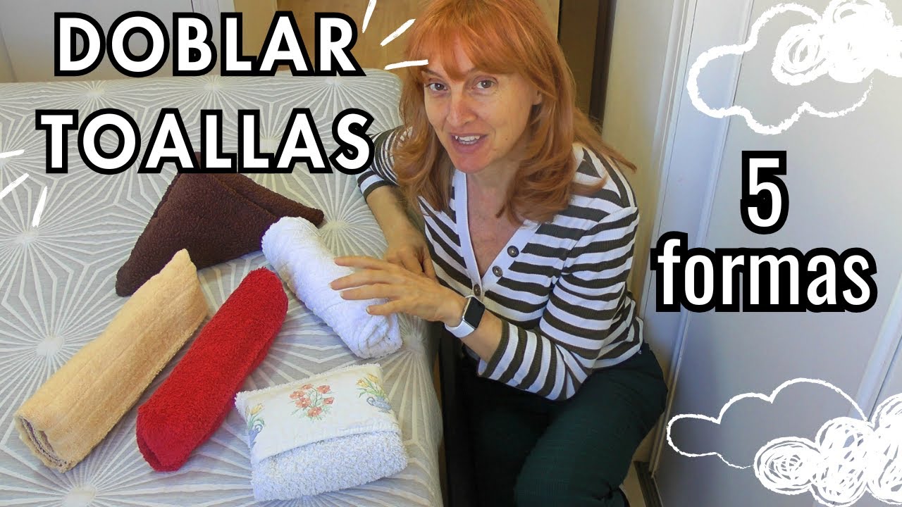 🧣 Doblar TOALLAS para Ahorrar Espacio. 5 formas