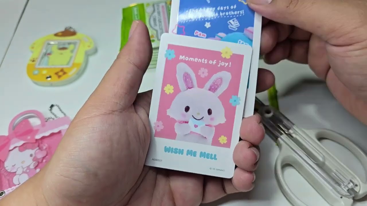 Opening 20 packs of Sanrio Collector's Card Plus Profile