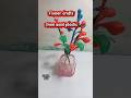 Flowers craft from plastic #diy #craftyhome #handmade #craft #shorts