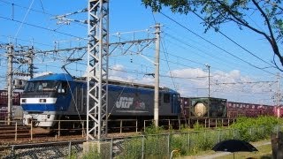(出発動画) EF210-127 西岡山駅を出発!! / 岡山市北区北長瀬