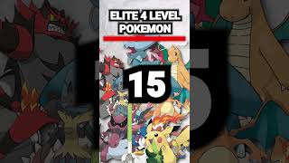 All Of Ashs Pokémon That Are Elite 4 Level