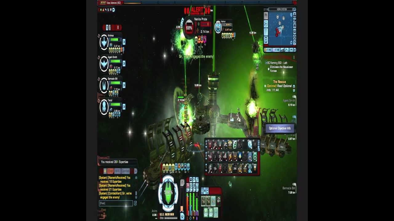 STO Risian Corvette Escort setup