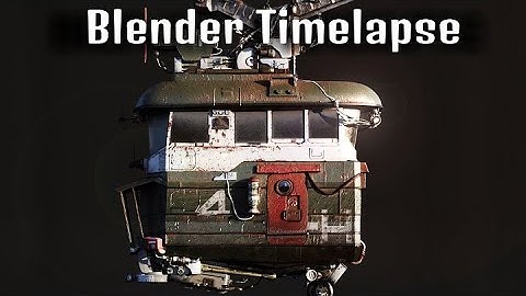 Modeling a Sci-fi vehicle |  Blender  timelapse