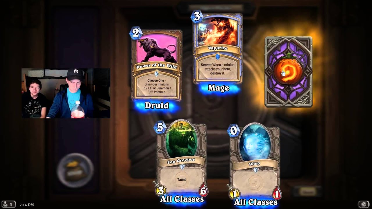 Pulling my first Legendary - HearthStone
