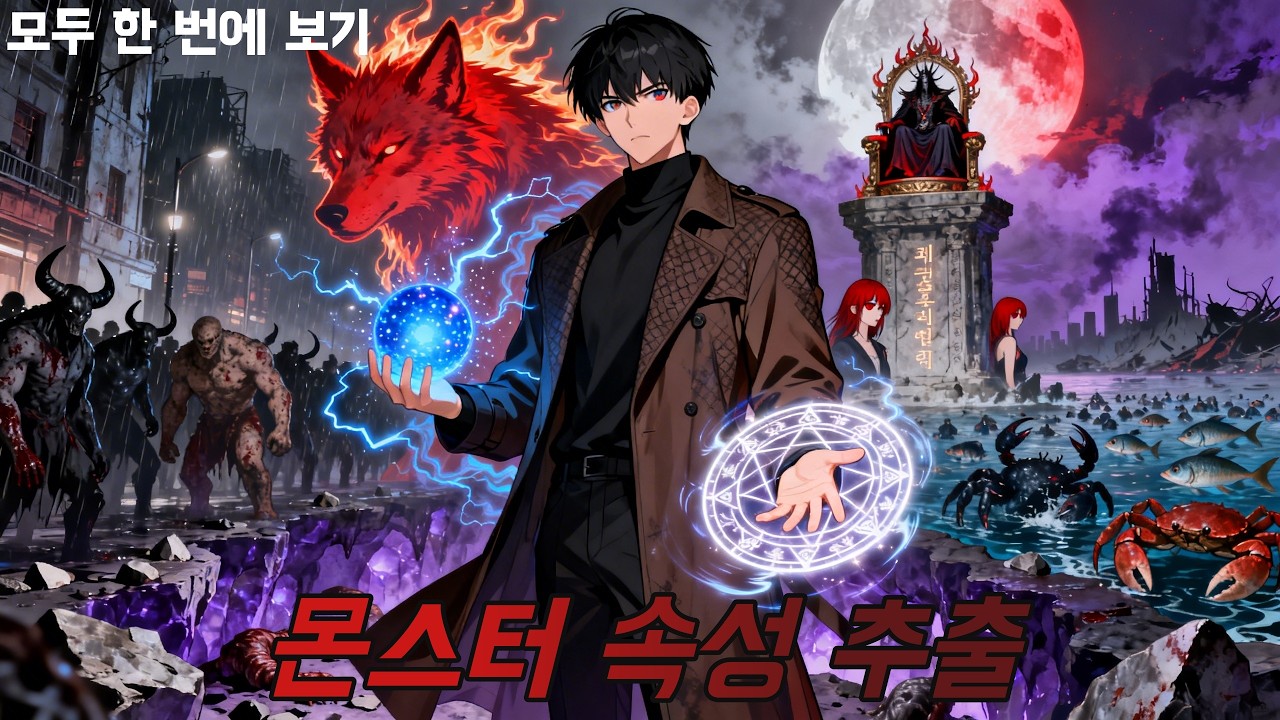 【FULL】세계 최초 공개!🔥영적인 에너지가 되살아나면서, 나는 몬스터로부터 속성을 추출할 수 있게 되었다！#웹툰 #웹툰더빙 #웹툰추천