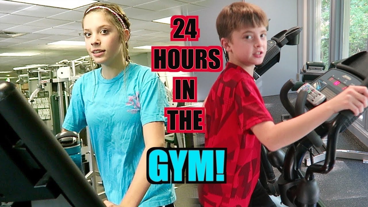24 HOURS IN THE GYM! YouTube