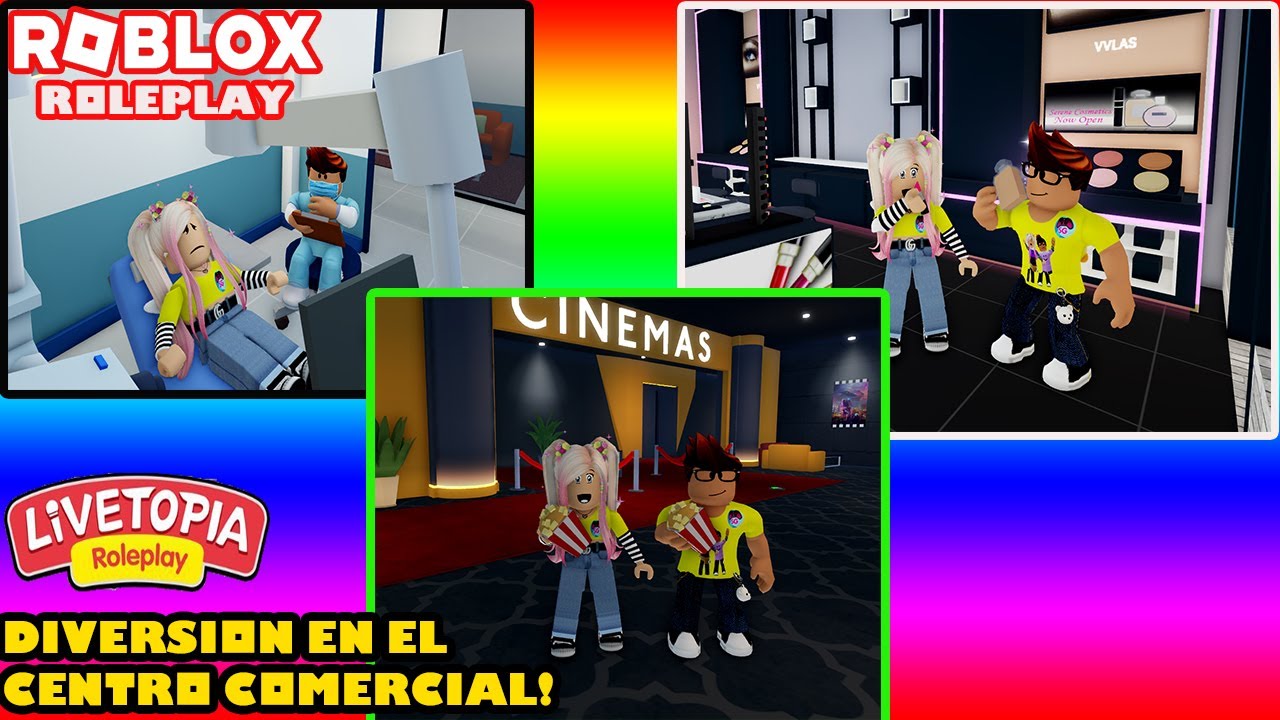 Fuimos Al Dentista, A Maquillarme, De Compritas, Al Cine Y Mas En El Mall De Livetopia Roleplay! 😀