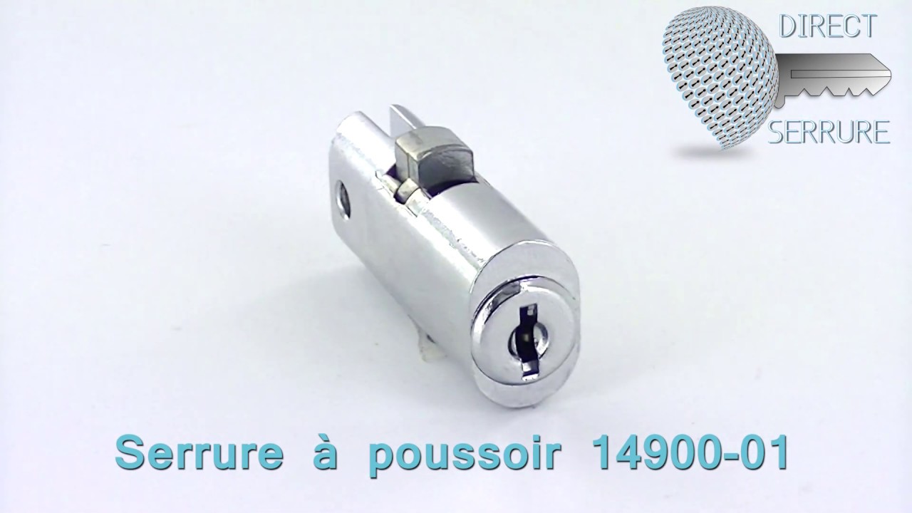 Serrure poussoir - 14900-01 _ Direct-Serrure.fr