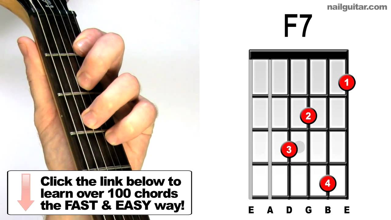 F7 - Guitar Chord Tutorial - YouTube