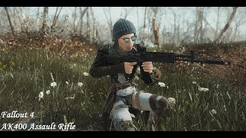 Fallout 4 - Weapon Mod: AK400 Assault Rifle