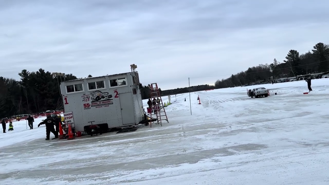 Amazes me to see the wide variety of vehicles that attend the Merrill Ice Drags. Nothing ordinary!