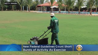 Celebrity New Federal Guidelines Count Short Bursts Of Activity As Exercise Profile