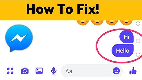 How To Fix Messages Not Sending Problem in Messenger.