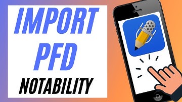 How to Import Pfd Into Notability