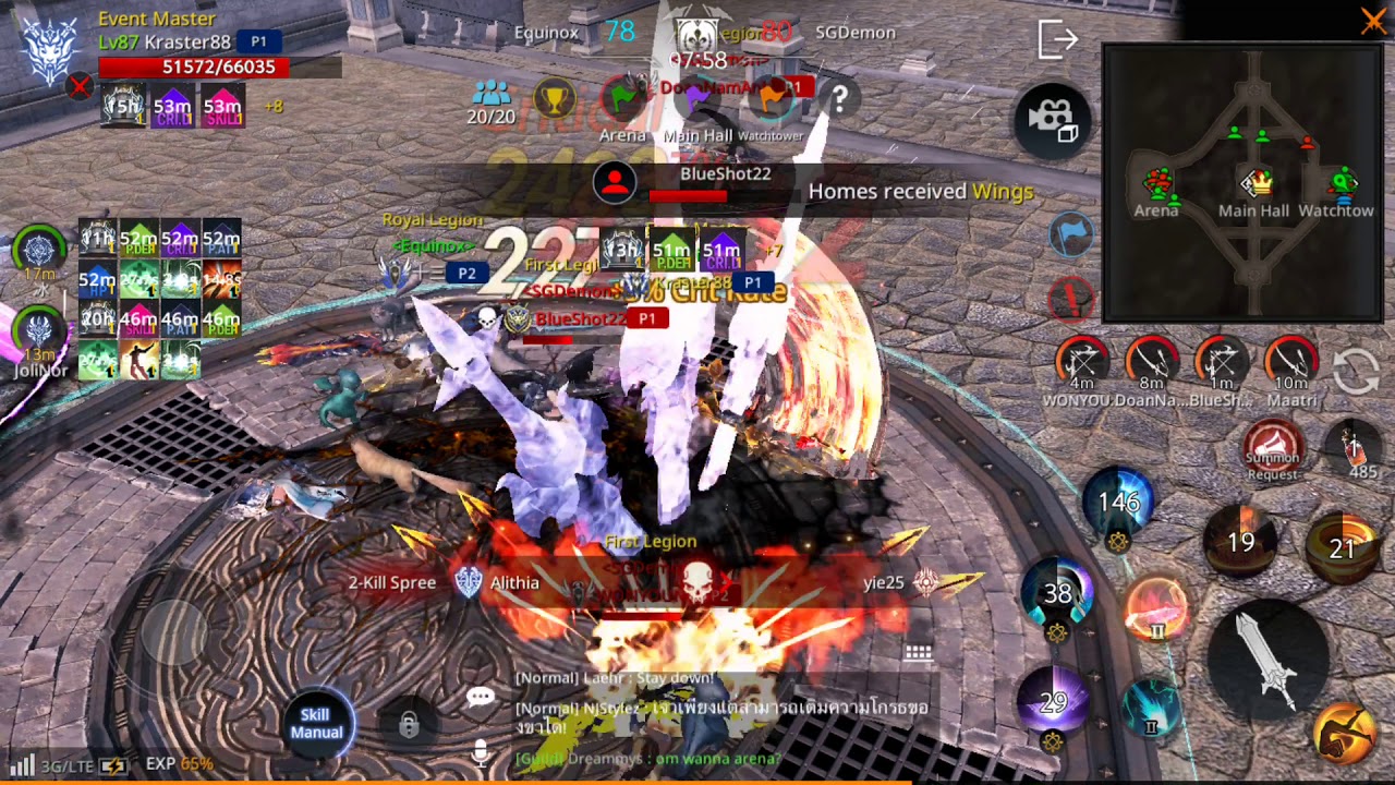 Guild battle bug, 21 players- Equinox vs SGdemon, sv Benuv