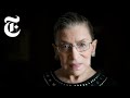 Remembering ruth bader ginsburg  nyt news