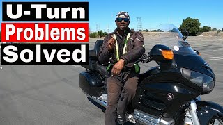 How To Do better Motorcycle U-Turns | Here is a solution.