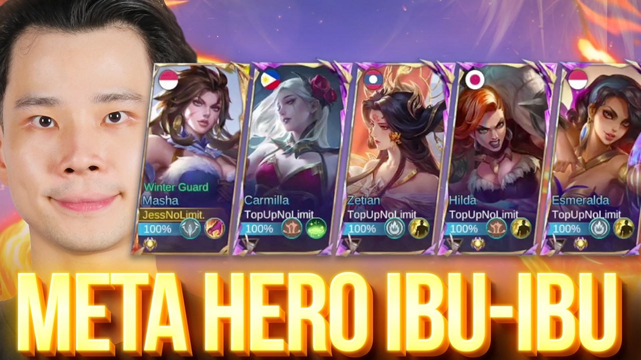 PRO PLAYER MAIN META 5 HERO IBU-IBU! - Mobile Legends
