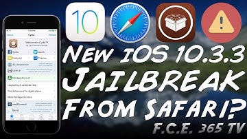 NEW iOS 10.3.3 Jailbreak Via Safari for 64-Bit Devices [Fake Tutorial Video ANALYZED!]