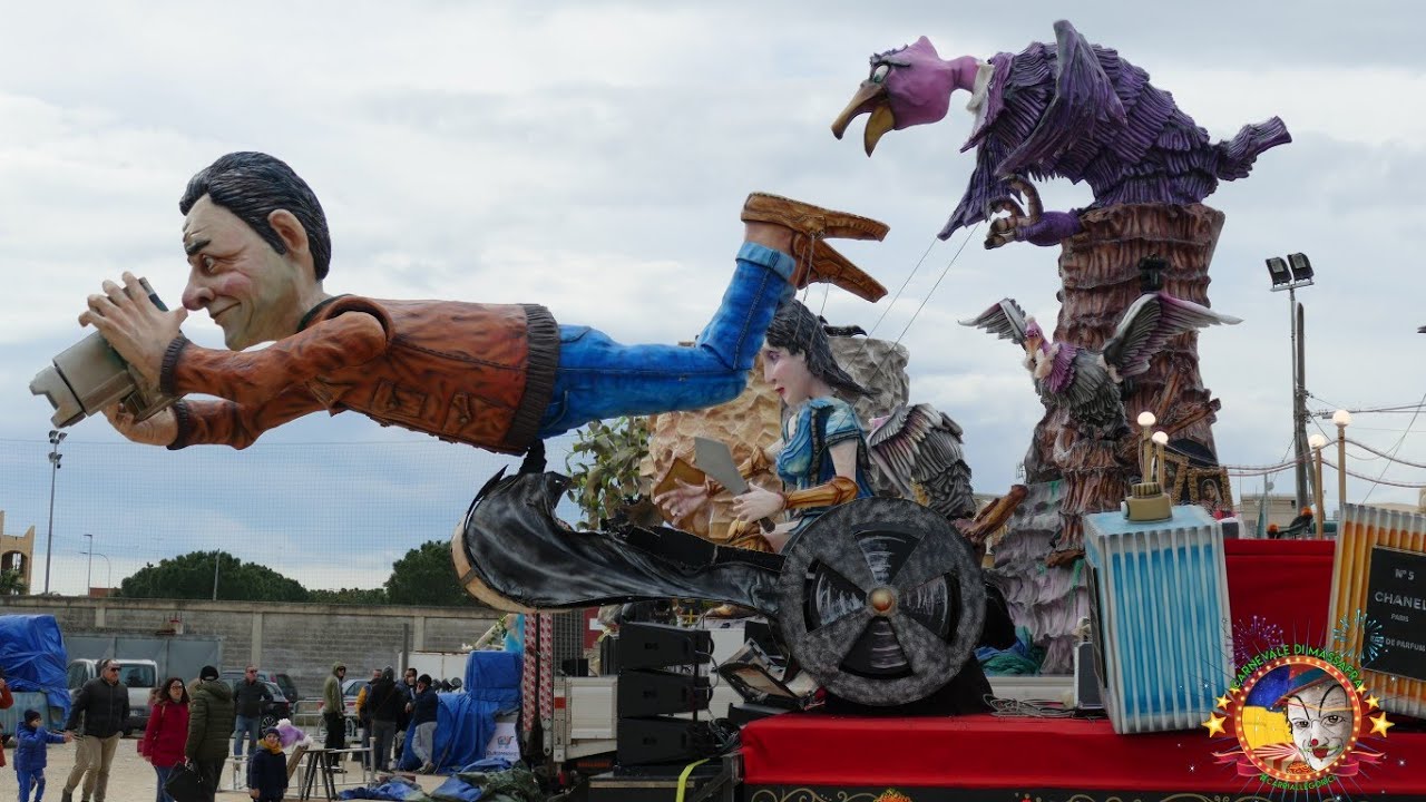 ANTEPRIMA 🎊 - 71° Carnevale di Massafra 2024 - LIVE dall'area di montaggio 