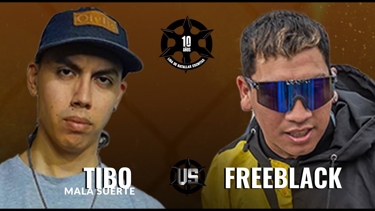 IRON BATTLES: TIBO MALASUERTE VS FREEBLACK #ligadebatallasescritas #ironbattles #10años