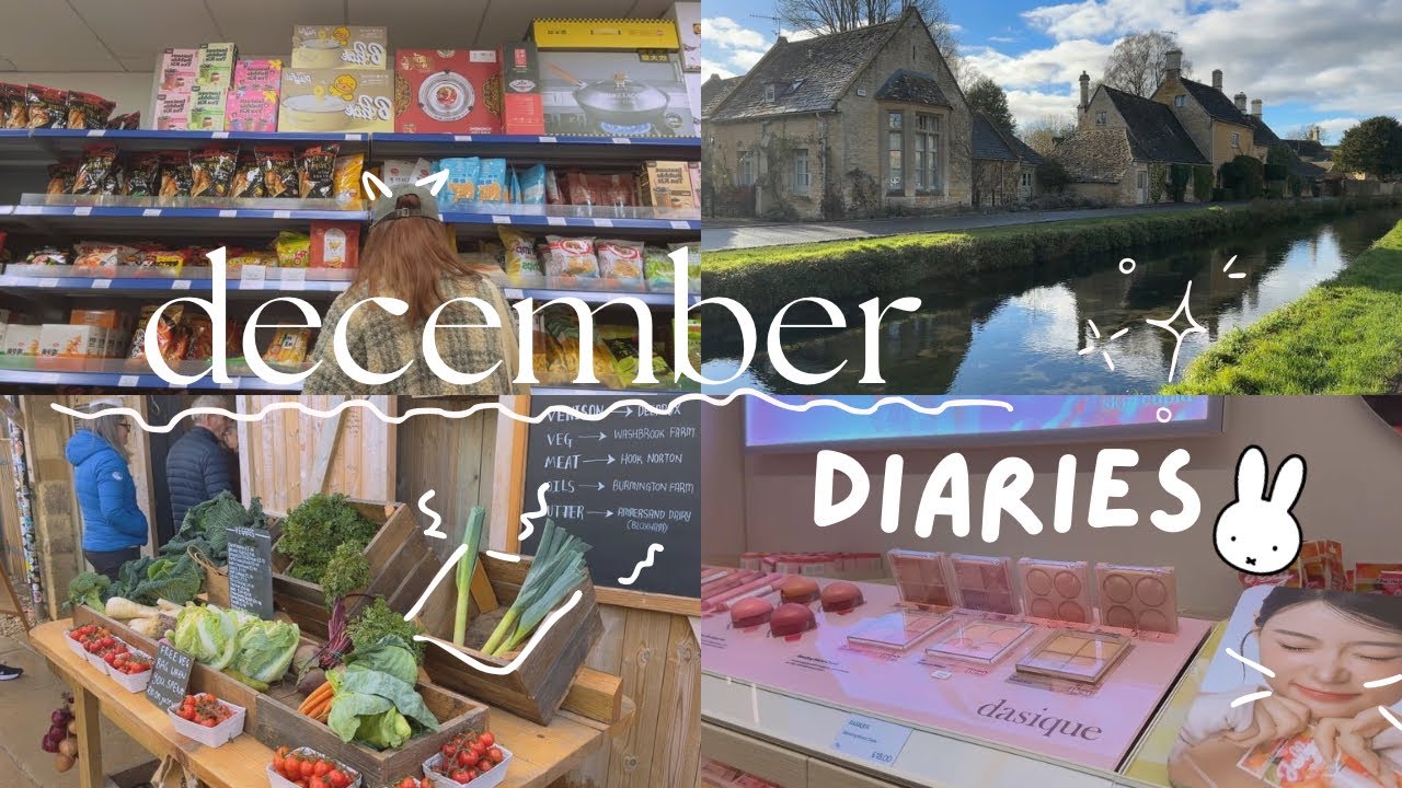 december diaries | cotswolds, farms, boba, eating out ⋆. 𐙚 ˚