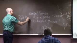 Multivariable Calculus, Class #23, Linearization, Gradient Vectors, and Directional Derivatives