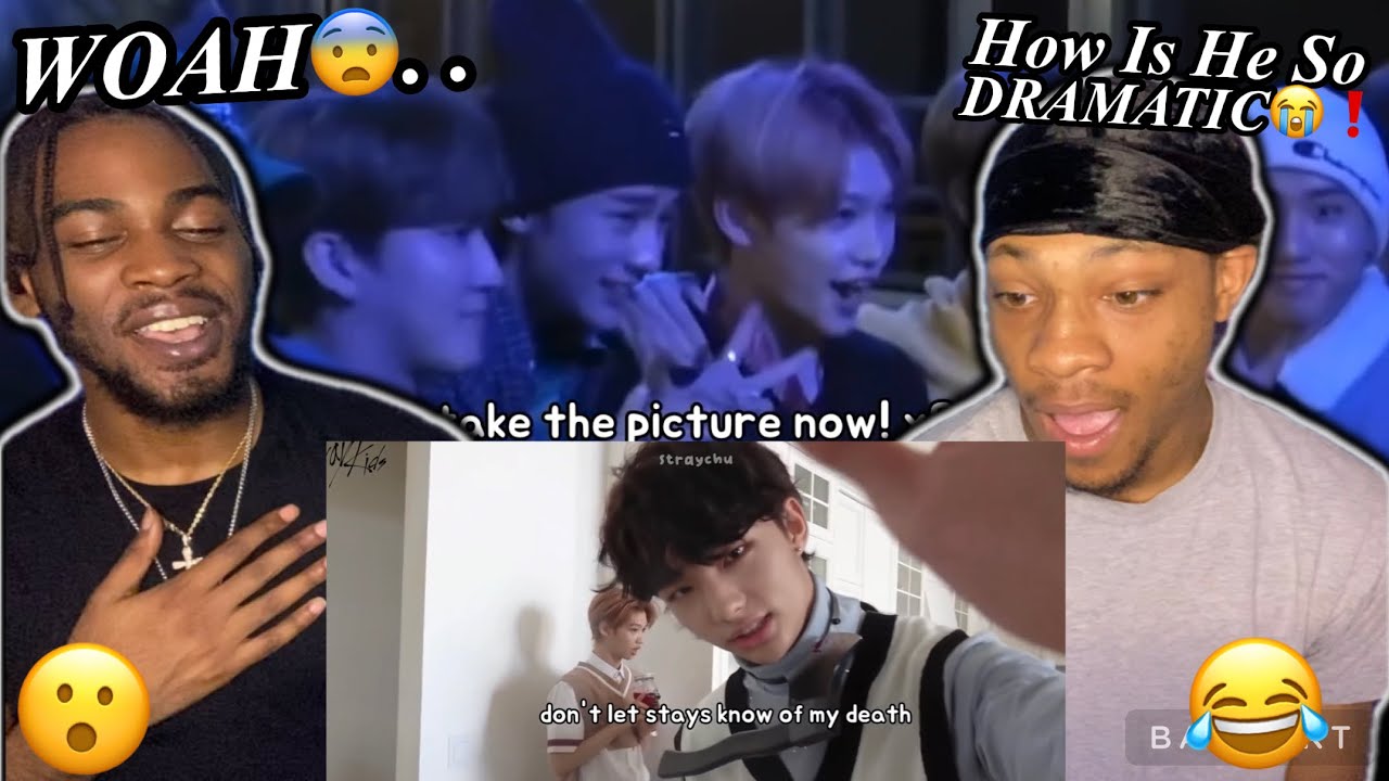 Stray Kids hyunjin being a dramatic llama REACTION!!!
