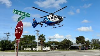 Medevac ๏ฟผHelicopter Cape Coral 4 Way Stop
A medevac helicopter landed in the four-way stop on Coronado to transport a patient injured by a malfunctioning bucket truck. Police on the scene says the bucket malfunctioned and put the worker into the powerlines. I hope they are OK. ๏ฟผ Medevac ๏ฟผHelicopter Cape Coral 4 Way Stop