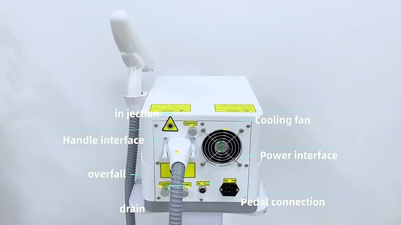 Q Switched Nd Yag Laser Beauty Eyebrow Washing Machine Focus on Various Tattoo Machine