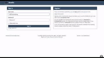StratEx 01 Login Logout feature