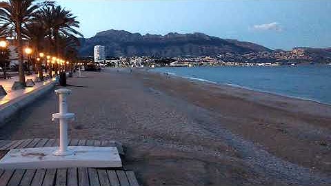 Playa del Albir, Altea atardecer