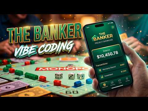 I Built a Monopoly Banking App Using Vibe Coding 🤖💰