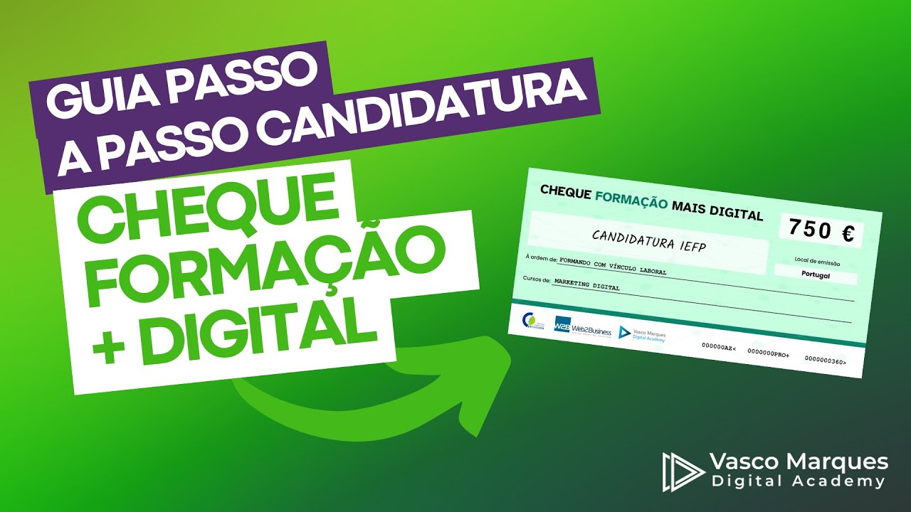 Guia passo a passo - Cheque Formação + Digital - Como obter reembolso ...