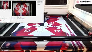 How to make custom sportswear? Demo from printing, laser cutting to sewing