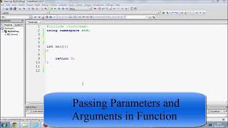 Parameters ctor and Arguments in Function OOP in C++ Lecture 12
