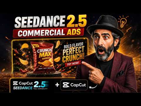 Thumbnail for 🚀 How to Make AI Commercial Ads with CapCut PC & Seedance 2.5