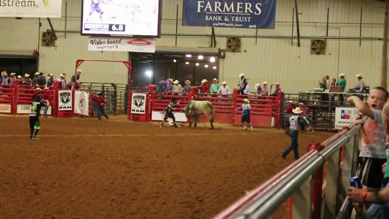 Bull Rider Gets Stomped at Four States Rodeo - YouTube