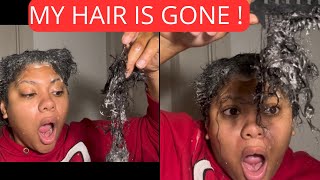 MARSHMALLOW HAIR MASK ! HAIR IS GONE ! #hairfail #hairstyle #naturalhair 
