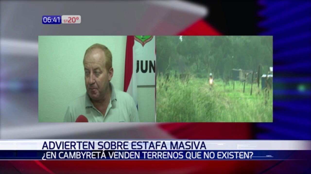 Cuidado con las estafas: Venden terrenos inexistentes en Cambyretá
