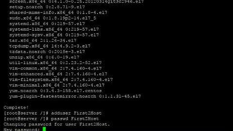 Create SUDO User CentOS