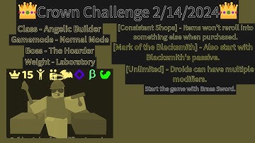 Crown Challenge 2/14/2024 - Randomly Generated Droids