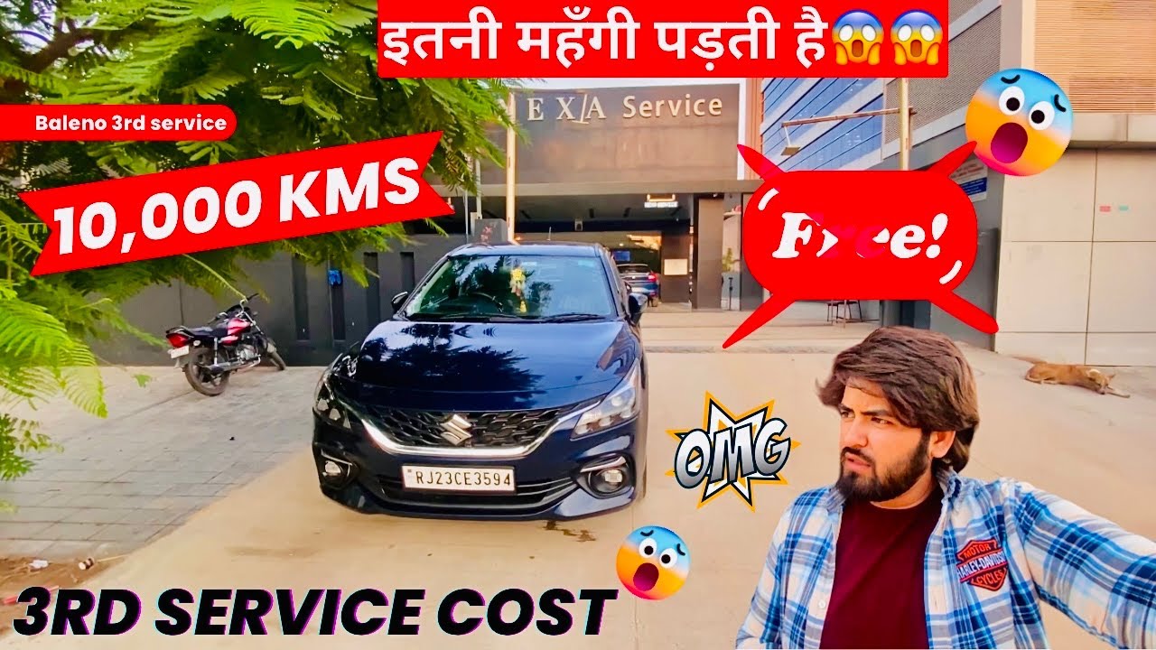 Baleno 3rd Service, On 10,000 Kms baleno 3rd service cost Baleno 3rd service me kya hota h