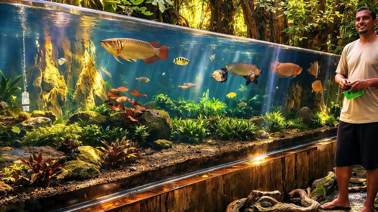 Inside the MONSTER Aquarium That Mimics a River