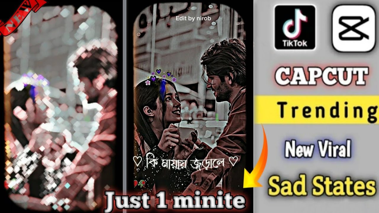 Tiktok new trend video editing || Capcut edit tutorial || Capcut lyrics ...
